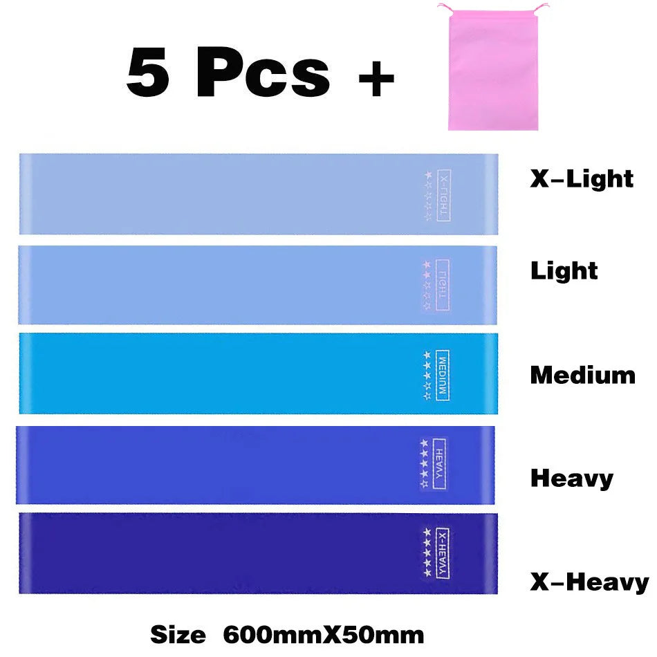 Elastyczne Gumy Oporowe Fitness do Treningu Domowego, Jogi i Siłowni