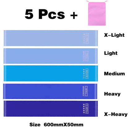 Elastyczne Gumy Oporowe Fitness do Treningu Domowego, Jogi i Siłowni